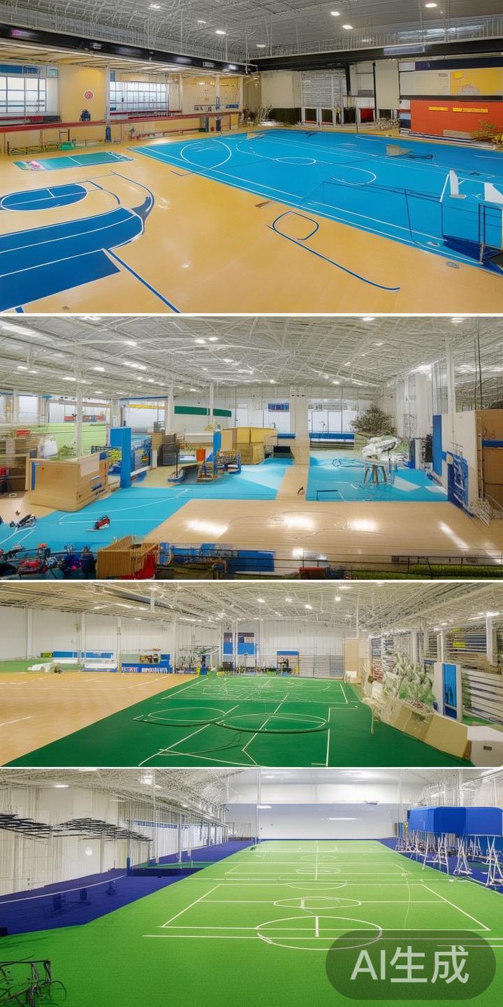 乐动体育基地f配备了多样化的运动场地，包括专业的篮